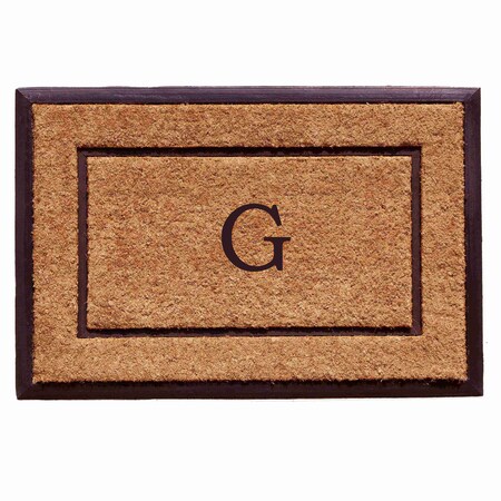 Calloway Mills Monogram Door Mat, Black, Natural, 24 in W x 36 in L 101632436G